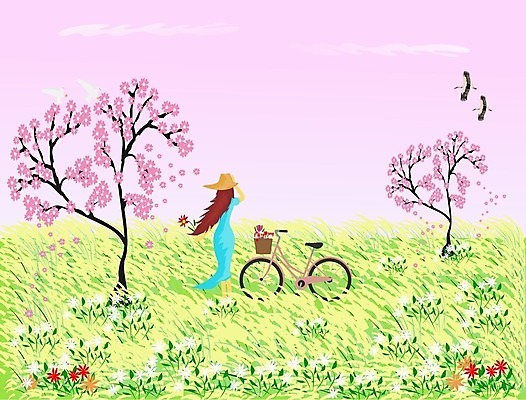 EPS 해외이미지 식물 라이프스타일 디자인 계절 공원 꽃 행복 분홍색 여행 백그라운드 잎 밭 일러스트 자연 조류 하늘 바람 휴가 휴식 갈대 사람 풍경 야외 초록색 여름 파란색 치마 햇빛 정원 자전거 봄 승차 순환 바이킹 해외일러스트 자연요소 동물 공공시설 감정 컬러 컨셉 농업 모션 하의 날씨 생활 태양 바이크 생태계 파일형식 벡터 이미지허브