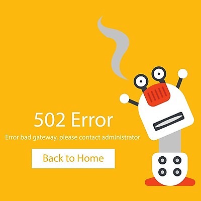 EPS 해외이미지 일러스트 경고 사람없음 노란색 웹 메시지 연기 고장 로봇 문제 에러 오류 해외일러스트 컬러 인터넷 파일형식 벡터 이미지허브