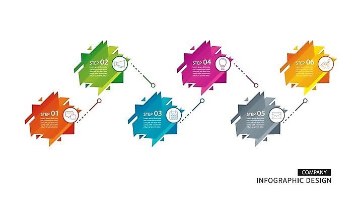 EPS 해외이미지 디자인 일러스트 사람없음 인포그래픽 정보 엘리먼트 타임라인 해외일러스트 파일형식 벡터 이미지허브