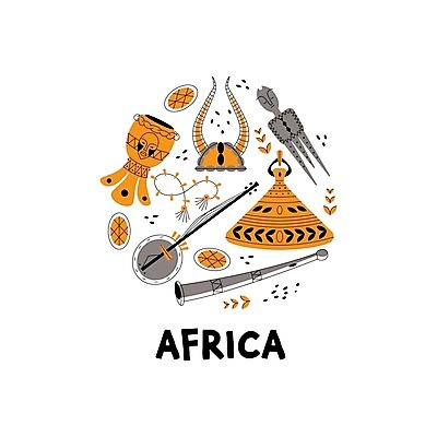 EPS 해외이미지 디자인 실루엣 문화 패턴 일러스트 아프리카 추상 뿔 가면 미술 그래픽 장식 세트 숫자 검은색 기타 도구 원형 역사 동굴 만화 스케치 수집 심볼 드럼 선사시대 원시시대 부족 고고학 뮤지컬 옛날 이국적 스타일 해외일러스트 도형 문자 교육 나라 컬러 컨셉 무늬 현악기 문화예술 타악기 촬영기법 파일형식 벡터 이미지허브