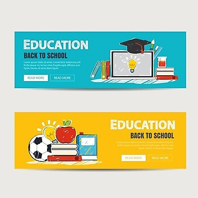 EPS 해외이미지 디자인 배너 교육 일러스트 학사모 축구공 학교 아이디어 사람없음 책 노트북 사과 에듀케이션 해외일러스트 모자_잡화 컨셉 과일 졸업 공 축구용품 전자제품 파일형식 벡터 이미지허브