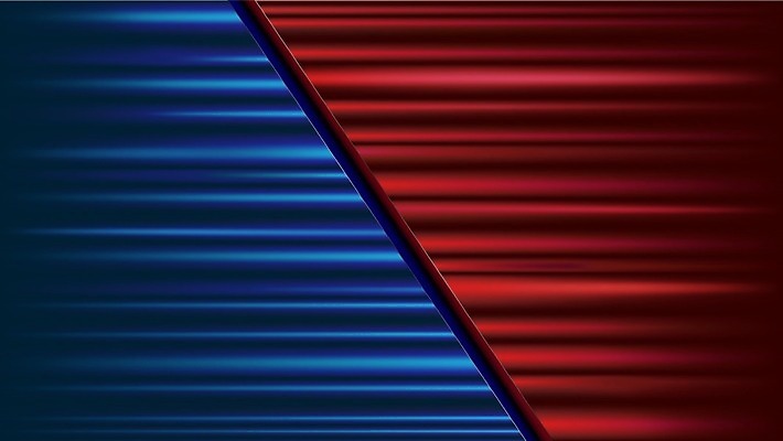 EPS 해외이미지 백그라운드 2 일러스트 경기 그래픽 빨간색 파란색 경쟁 게임 우승 원형 충돌 싸움 반대 대회 토너먼트 해외일러스트 도형 스포츠 컬러 컨셉 모션 놀이 최고 파일형식 벡터 이미지허브