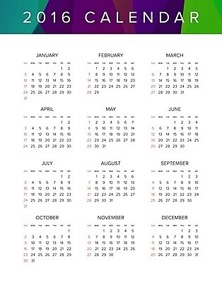 EPS 해외이미지 템플릿 계절 일러스트 경사 그래픽 숫자 다이어리 자료 봄 달력 가을 일주일 날짜 계획 인쇄 12월 4월 6월 9월 11월 5월 연도 신분 1월 8월 10월 7월 2월 월 2016년 고립 금요일 기본 목요일 엘리먼트 월요일 토요일 스타일 미니멀 해외일러스트 문자 컨셉 사무용품 요일 파일형식 벡터 이미지허브