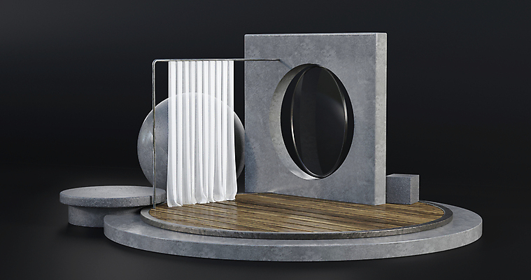 JPG 해외이미지 백그라운드 사람없음 3D 블록 받침대 해외포토 포토 디지털합성 파일형식 이미지허브