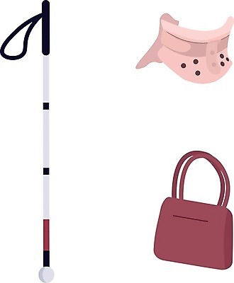 EPS 해외이미지 클립아트 디자인 백그라운드 가방 일러스트 지팡이 건강 그래픽 세트 걷기 웹 핸드백 긴급 막대기 보행자 플랫 장애인 만화 척추 오브젝트 심플 목 애니메이션 테라피 조립 장애 고립 센서 시각장애인 엘리먼트 오리엔테이션 지원 현실 해외일러스트 잡화 인터넷 모션 뼈 신체부위 뷰티 파일형식 벡터 사람 이미지허브