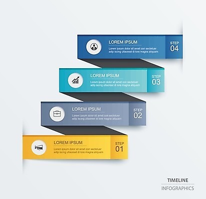 EPS 해외이미지 디자인 리본 일러스트 비즈니스 사람없음 세트 라벨 인포그래픽 정보 엘리먼트 타임라인 해외일러스트 프레임 파일형식 벡터 이미지허브