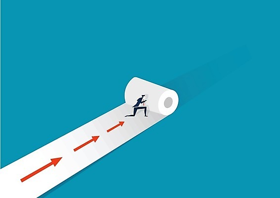 EPS 해외이미지 직업 종이 포즈 일러스트 비즈니스 성공 화살 사람 정장 빨간색 반사 성장 업무 비즈니스맨 재산 상승 롤 지원 콘크리트 해외일러스트 옷 남자 컬러 컨셉 금융 작업 직장인 파일형식 벡터 이미지허브