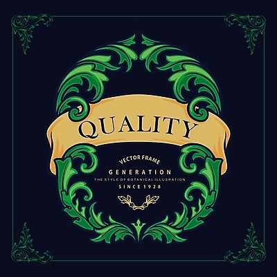 EPS 해외이미지 디자인 일러스트 프레임 사람없음 공백 화려 복고 바로크 해외일러스트 컨셉 파일형식 벡터 이미지허브