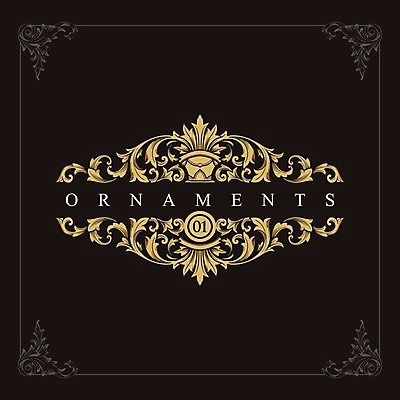 EPS 해외이미지 디자인 일러스트 프레임 사람없음 검은색 공백 화려 클래식 우아함 바로크 스타일 해외일러스트 컬러 컨셉 파일형식 벡터 이미지허브