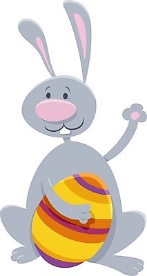 EPS 해외이미지 한마리 동물캐릭터 일러스트 들기 사람없음 토끼 부활절계란 해외일러스트 일러캐릭터 동물 캐릭터 1 포유류 모션 부활절 반려동물 계란 파일형식 벡터 이미지허브