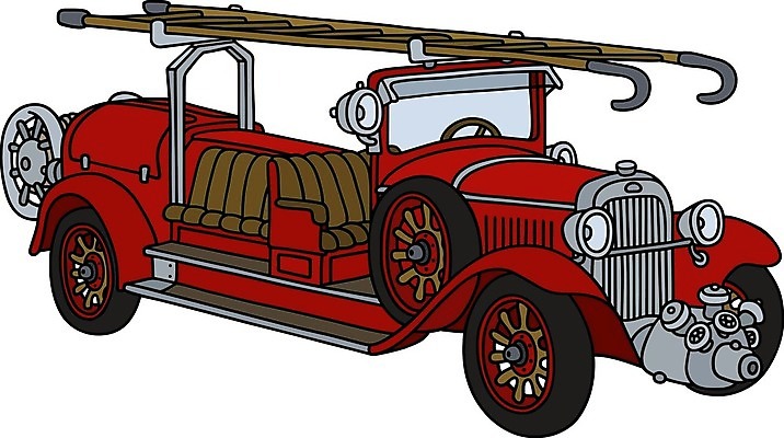 EPS 해외이미지 일러스트 사다리 자동차 사람없음 빈티지 클래식 복고 클래식카 해외일러스트 육상교통 컨셉 승용차 도구 파일형식 벡터 이미지허브