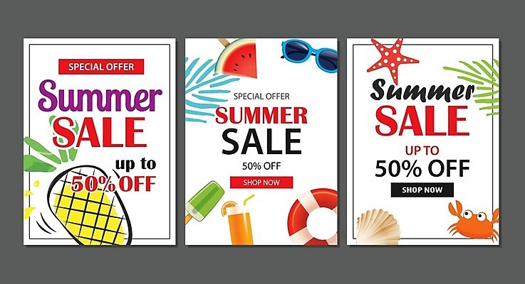 EPS 해외이미지 영어 포스터 일러스트 조개 아이스크림 수박 사람없음 세트 선글라스 세일 게 오렌지주스 파인애플 구명부환 해외일러스트 문자 안경 과일 어패류 디저트 갑각류 과일주스 안전장비 열대과일 튜브 파일형식 벡터 이미지허브