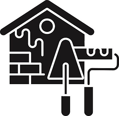 EPS 해외이미지 디자인 외관 실루엣 컨셉 일러스트 주택 야외 건물 장식 픽토그램 검은색 웹 기술자 플랫 수리 가득함 심볼 서비스 그림 심플 롤러 고정 유지 건축업자 고립 고체 상형문자 업그레이드 엘리먼트 재주꾼 항목 활자 해외일러스트 직업 문자 건축물 건축 컬러 인터넷 촬영기법 활자판 파일형식 벡터 인쇄판 인쇄 이미지허브