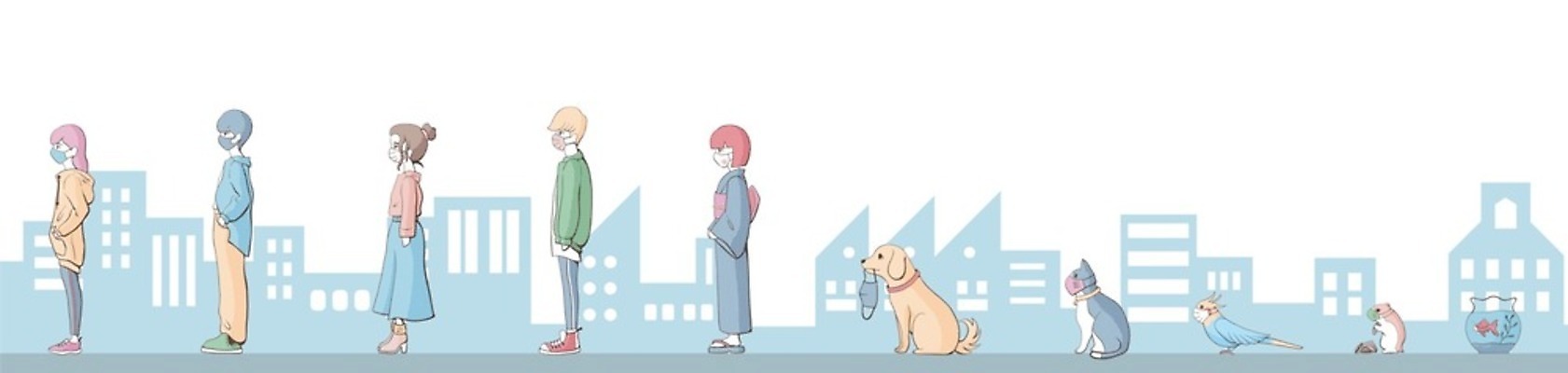 EPS 해외이미지 동물 백그라운드 일러스트 거리 건강 가면 안전 사람 반려동물 쇼핑 우주 고양이 흰색 사회 플랫 바이러스 개 보호 질병 위험 만화 측정 앵무새 감염 번짐 커뮤니티 일반 유지 고립 소셜 잉꼬 해외일러스트 컬러 컨셉 포유류 의학 조류 공동체 파일형식 벡터 효과 이미지허브