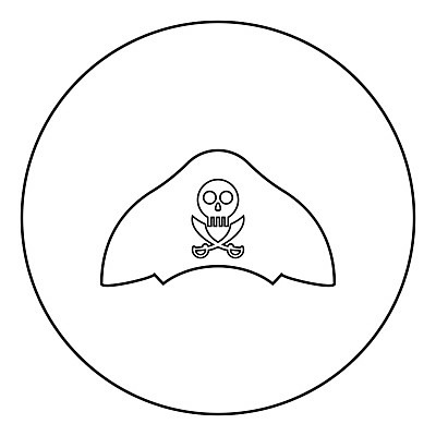 EPS 해외이미지 드레스 옷 남자 일러스트 골격 항해 머리 검은색 할로윈 원형 윤곽 해적 고립 불법복제 캡모자 해골모형 해외일러스트 도형 모자_잡화 컬러 사람 신체부위 모형 배 도둑 선박 파일형식 벡터 이미지허브