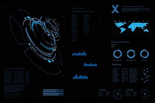 EPS 해외이미지 선 일러스트 사람없음 그래픽 파란색 빛 글로벌 디지털 검은색 점 네트워크 해외일러스트 컬러 파일형식 벡터 이미지허브