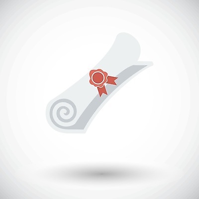 EPS 해외이미지 일러스트 졸업 사람없음 졸업장 벡터 해외일러스트 교육 파일형식 이미지허브