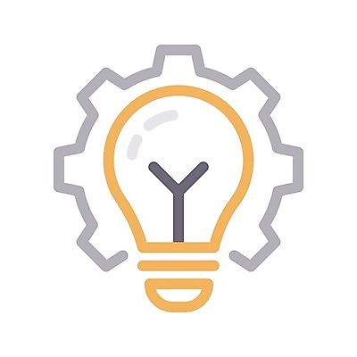 EPS 해외이미지 디자인 실루엣 백그라운드 컨셉 일러스트 전구 조명 아이디어 그래픽 빛 검은색 힘 에너지 램프 오브젝트 톱니바퀴 정사각형 기어 설정 혁명 고립 발명 해외일러스트 도형 컬러 촬영기법 파일형식 벡터 이미지허브