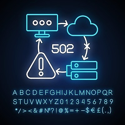 EPS 해외이미지 알파벳 선 인터넷 일러스트 텍스트 경고 타이포그라피 사람없음 그래픽 파란색 빛 숫자 느낌표 연결 심볼 사인 네온 문제 온라인 클라우드서비스 에러 오류 해외일러스트 문자 기호 영어 컬러 서비스 파일형식 벡터 이미지허브