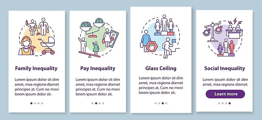 EPS 해외이미지 템플릿 일러스트 모바일 사람모양 저울 사람없음 어플리케이션 온라인 UI 성차별 인터페이스 젠더 해외일러스트 모양 차별 파일형식 벡터 이미지허브