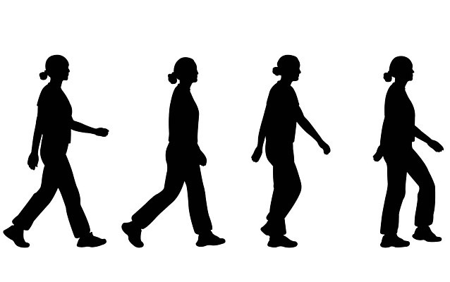 EPS 해외이미지 클립아트 라이프스타일 여자 실루엣 신체 일러스트 사람 그래픽 산책 수집 단계 고립 해외일러스트 휴식 촬영기법 생활 파일형식 벡터 이미지허브