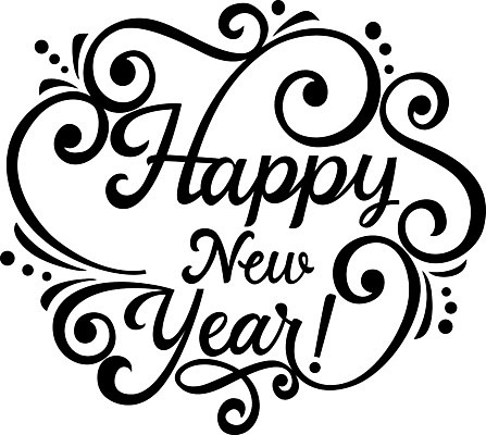 EPS 해외이미지 손글씨 일러스트 글자캘리그라피 사람없음 새해인사 심플 해피뉴이어 레터링 해외일러스트 캘리그라피 새해 인사 파일형식 벡터 이미지허브