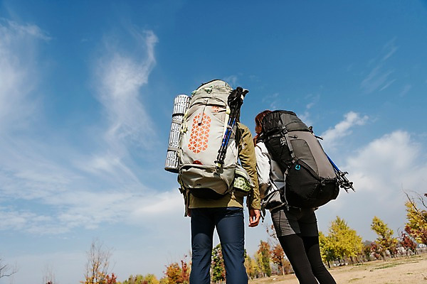포토 JPG 주간 구름 커플 응시 여자 남자 로우앵글 여행 배낭 하늘 단풍나무 아웃도어 서기 사람 풍경 초원 상반신 20대 성인 야외 두명 뒷모습 맑음 한국인 가을 성인만 강천섬 국내포토 여주시 자연요소 나무 시선 계절 뷰포인트 섬 단풍 가방 관계 모션 날씨 동양인 청년 경기도 파일형식 여주_지역