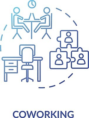 EPS 해외이미지 협력 사람없음 그룹 커뮤니티 경영 코워킹스페이스 해외일러스트 비즈니스 파일형식 벡터 공유경제 이미지허브