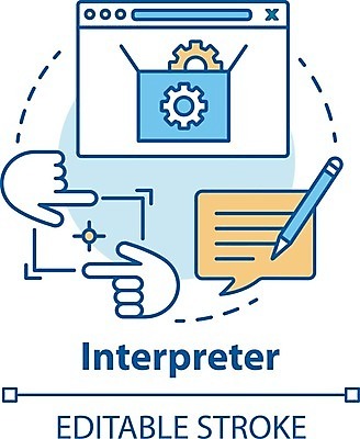 EPS 해외이미지 디자인 컨셉 사람없음 서비스 통역사 해외일러스트 직업 파일형식 벡터 이미지허브