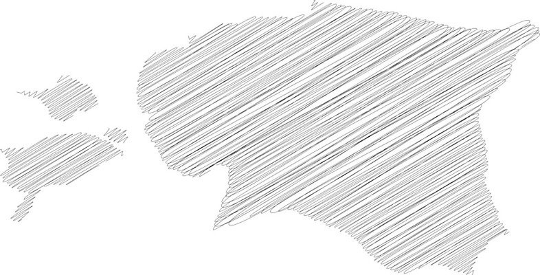 EPS 해외이미지 모양 실루엣 여행 백그라운드 컨셉 지도 일러스트 그래픽 세계 연필 검은색 낙서 땅 스케치 자르기 가득함 심볼 묘사 심플 윤곽 영토 지역 고립 에스토니아 전국 지도책 지리 디테일 해외일러스트 유럽 컬러 모션 학용품 촬영기법 미술 책 필기구 파일형식 벡터 이미지허브