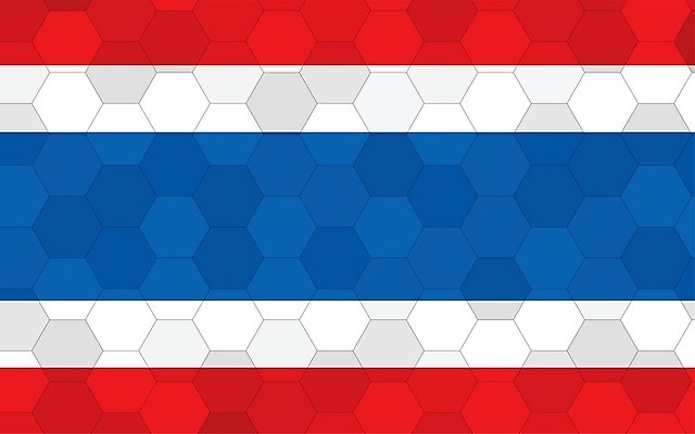 EPS 해외이미지 디자인 배너 아시아 문화 여행 백그라운드 일러스트 태국 추상 미래 동양인 그래픽 빨간색 파란색 줄무늬 손상 흰색 깃발 심볼 사인 그림 육각형 직사각형 애국심 벌집 고립 독립 전국 해외일러스트 도형 나라 컬러 컨셉 무늬 인종 파일형식 벡터 이미지허브