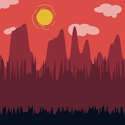 EPS 해외이미지 나무 템플릿 디자인 실루엣 야생동물 여행 백그라운드 컨셉 일러스트 자연 벽지 추상 산 풍경 그래픽 일출 웹 황혼 게임 플랫 야간 저녁 숲 만화 땅 산등성이 장면 지역 층 스카이라인 UI 웅장함 원정 절정 수평선 해외일러스트 자연요소 식물 동물 무늬 인터넷 놀이 촬영기법 노을 일몰 생태계 파일형식 벡터 이미지허브