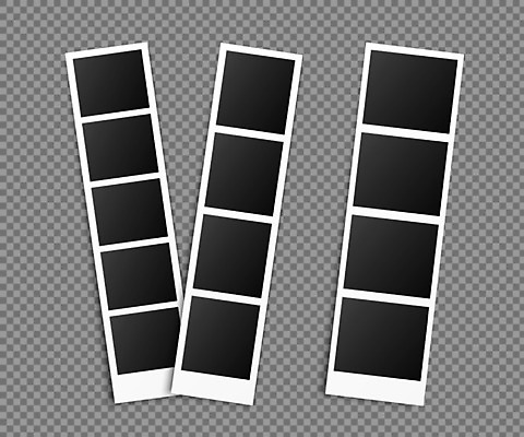 EPS 해외이미지 디자인 일러스트 프레임 사람없음 그래픽 세트 사각형 네컷사진 해외일러스트 도형 사진촬영 파일형식 벡터 이미지허브