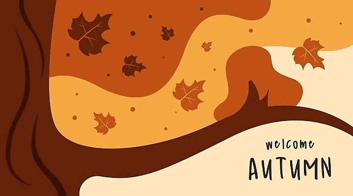 EPS 해외이미지 손글씨 단풍 일러스트 단풍나무 사람없음 갈색 주황색 가을 가을배경 해외일러스트 나무 계절 컬러 백그라운드 잎 파일형식 벡터 가을_계절 이미지허브