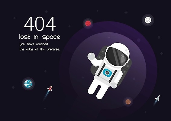 EPS 해외이미지 백그라운드 일러스트 한명 사람 우주 검은색 행성 로켓 우주비행사 달 메시지 우주복 에러 오류 해외일러스트 자연요소 1 옷 컬러 파일형식 벡터 이미지허브