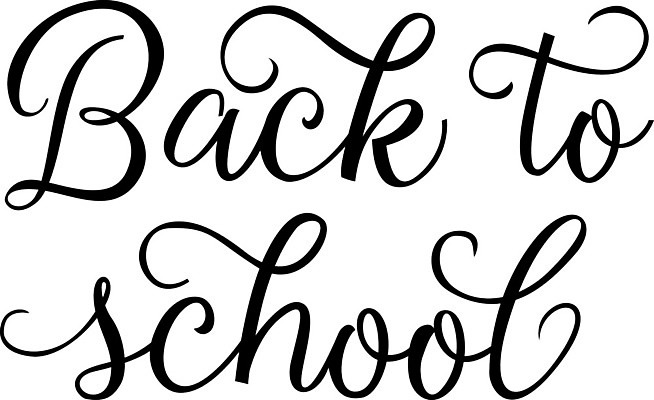 EPS 해외이미지 손글씨 일러스트 학교 글자캘리그라피 사람없음 등교 심플 레터링 해외일러스트 교육 캘리그라피 등하교 파일형식 벡터 이미지허브