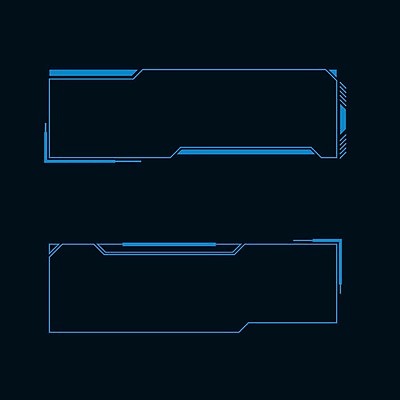 EPS 해외이미지 일러스트 프레임 사람없음 디지털 사이버 UI 인터페이스 SF 해외일러스트 파일형식 벡터 이미지허브