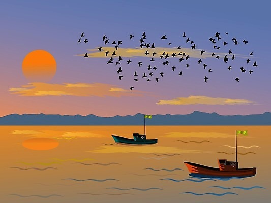 EPS 해외이미지 구름 실루엣 아시아 호수 파도 바다 여행 백그라운드 오렌지 일러스트 자연 갈매기 조류 하늘 낚시 휴가 휴식 산 항해 사람 풍경 야외 물 여름 파란색 빛 강 햇빛 태양 반사 노란색 일출 일몰 보트 저녁 수평선 해외일러스트 자연요소 동물 계절 나라 컬러 컨셉 배_교통 과일 레저 촬영기법 노을 야간 생태계 파일형식 벡터 이미지허브