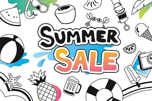 EPS 해외이미지 영어 일러스트 아이스크림 불가사리 수박 맥주 타이포그라피 사람없음 세일 게 꼬치 비치볼 라인아트 파인애플 야자수잎 잠수경 코코넛주스 구명부환 해외일러스트 문자 선 잎 과일 공 디저트 극피동물 바캉스용품 주류 갑각류 주스 안전장비 물안경 열대과일 코코넛 튜브 파일형식 벡터 이미지허브