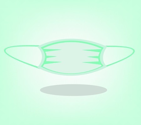 EPS 해외이미지 일러스트 가면 안전 바이러스 박테리아 해외일러스트 의학 파일형식 벡터 이미지허브