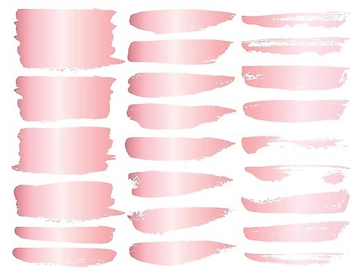 EPS 해외이미지 분홍색 백그라운드 일러스트 붓터치 수채화 사람없음 세트 번짐 해외일러스트 컬러 파일형식 벡터 효과 이미지허브