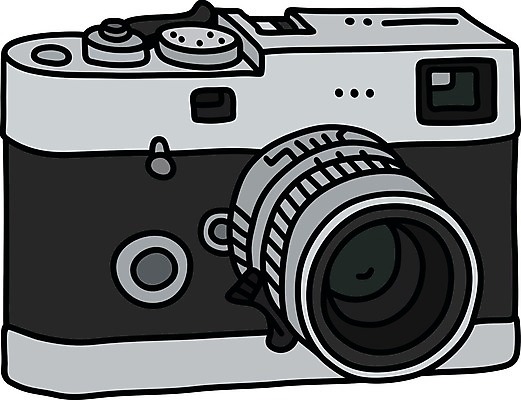 EPS 해외이미지 일러스트 미술 카메라 검은색 사진촬영 뉴스 클래식 은색 발사 만화 필름 그림 복고 리포터 옛날 해외일러스트 직업 컬러 컨셉 문화예술 전자제품 촬영 파일형식 벡터 이미지허브