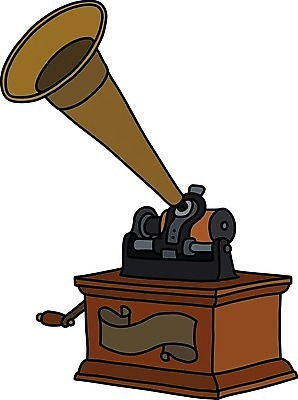 EPS 해외이미지 접시 음악 일러스트 뿔 손잡이 목재 상자 소리 수확 클래식 만화 갑판 복고 축음기 놋쇠 옛날 플레이어 해외일러스트 나무 식기 음향기기 컨셉 농업 배_교통 재료 문화예술 골동품 파일형식 벡터 이미지허브