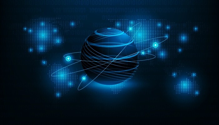 EPS 해외이미지 지구 일러스트 사람없음 그래픽 파란색 세계 지구본 디지털 네트워크 지리 가상 해외일러스트 컬러 파일형식 벡터 이미지허브