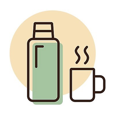 EPS 해외이미지 디자인 커피 일러스트 사람없음 컵 머그컵 보온병 해외일러스트 식기 음료 파일형식 벡터 이미지허브