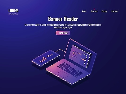 EPS 해외이미지 일러스트 사람없음 노트북 스마트폰 디지털 보라색 과학기술 연결 스마트 아이소메트릭 AI_인공지능 해외일러스트 컬러 컨셉 기술 전자제품 핸드폰 스마트기기 파일형식 벡터 이미지허브