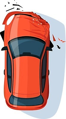 EPS 해외이미지 일러스트 자동차 사람없음 손상 교통사고 자동차사고 찌그러짐 범퍼 접촉사고 충돌사고 해외일러스트 육상교통 컨셉 사건 파일형식 벡터 이미지허브