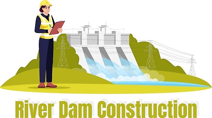 EPS 해외이미지 디자인 여자 포스터 일러스트 노동자 한명 들기 성인 타이포그라피 엔지니어 댐 서류판 수력발전 수력발전댐 성인여자한명만 해외일러스트 직업 문자 1 공공시설 모션 사람 사무용품 기술자 발전 수력에너지 여자한명만 성인여자만 파일형식 벡터 이미지허브