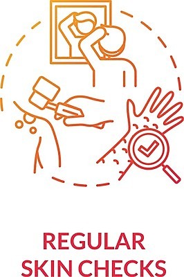 EPS 해외이미지 컨셉 건강 사람없음 피부 피부관리 발견 피부병 해외일러스트 신체부위 뷰티 피부질환 파일형식 벡터 이미지허브