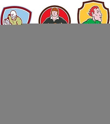 EPS 해외이미지 캐릭터 스포츠 일러스트 공 그래픽 세트 달리기 럭비 축구 원형 그룹 센터 만화 수집 모음 방패 통과 마스코트 캐리커처 플레이어 해외일러스트 일러캐릭터 도형 모션 구기 그림 파일형식 벡터 이미지허브